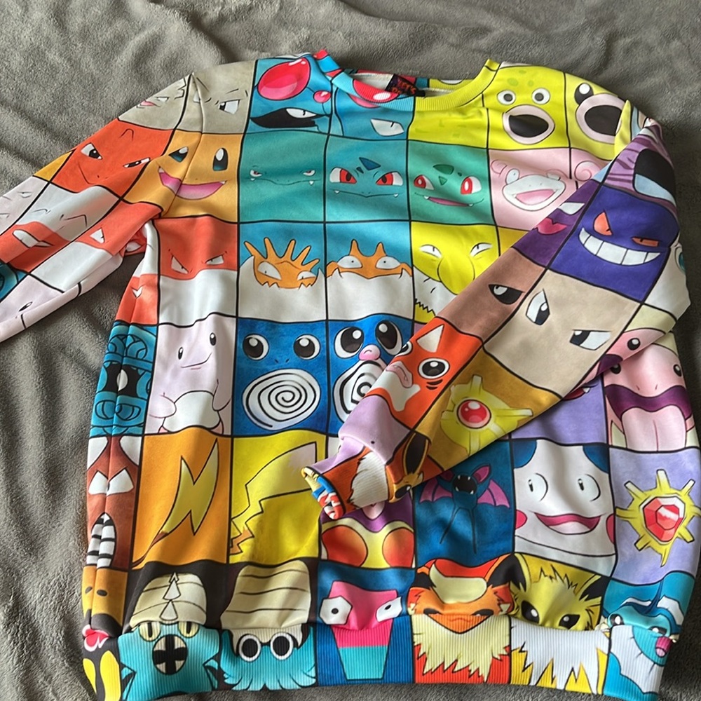 Pokémon Crew Sweatshirt💛🐦‍🔥